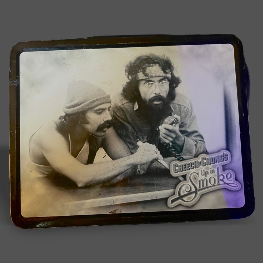Vintage Cheech & Chong metal lunchbox by MECA